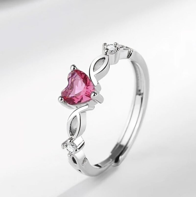Elegant Adjustable Heart Ring – Perfect Gift for Couples & Loved Ones